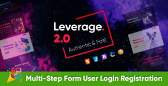 Leverage - Form Wizard Bootstrap HTML Template